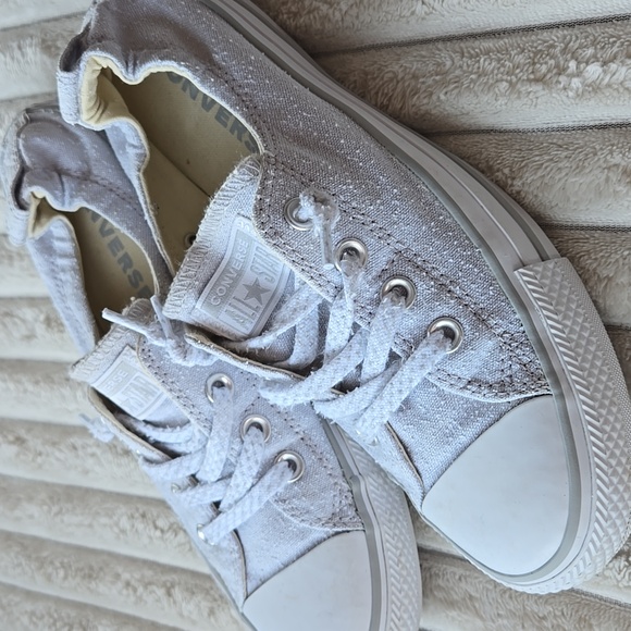 Converse Shoes - Converse CTAS Shoreline Textured Moonlight Cotton Skips 8.5